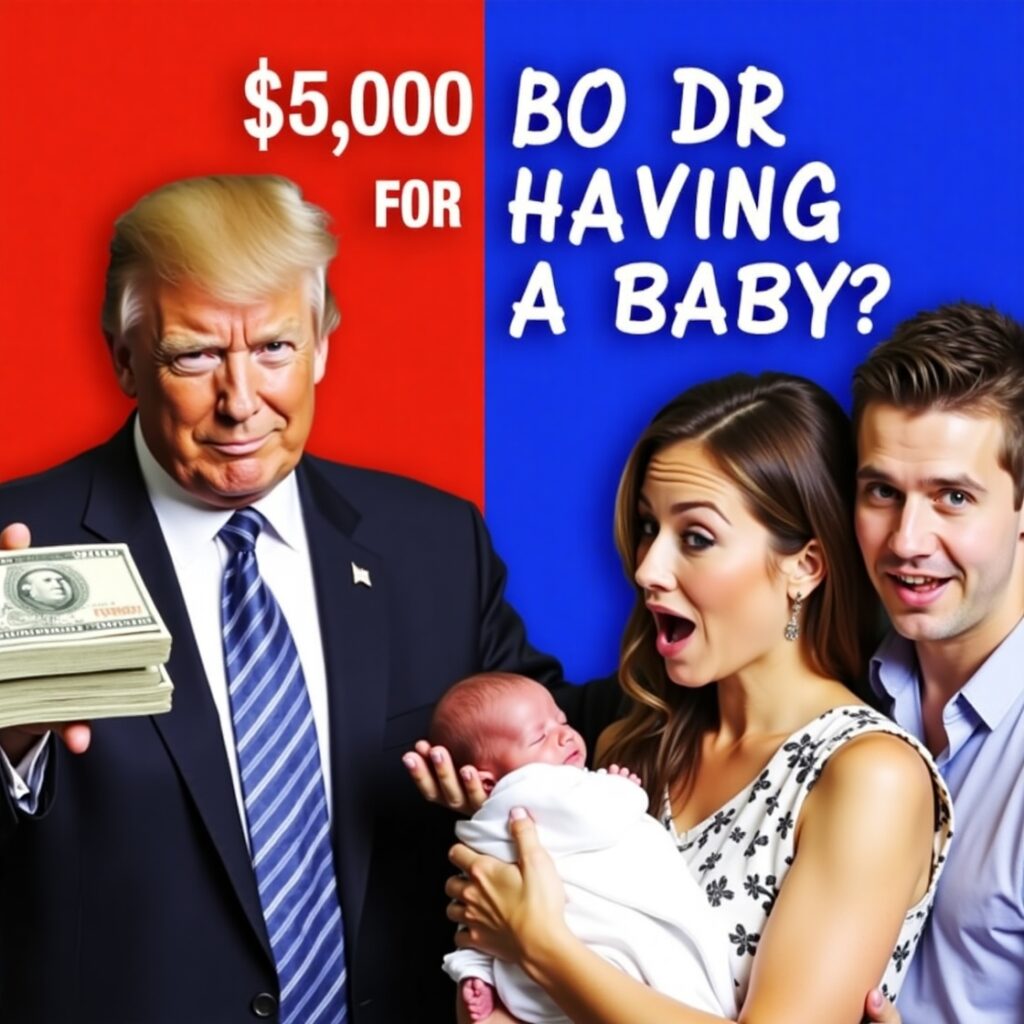 2 Trump Proposes $5,000 Baby Bonus to Combat Declining U.S. Birth Rate