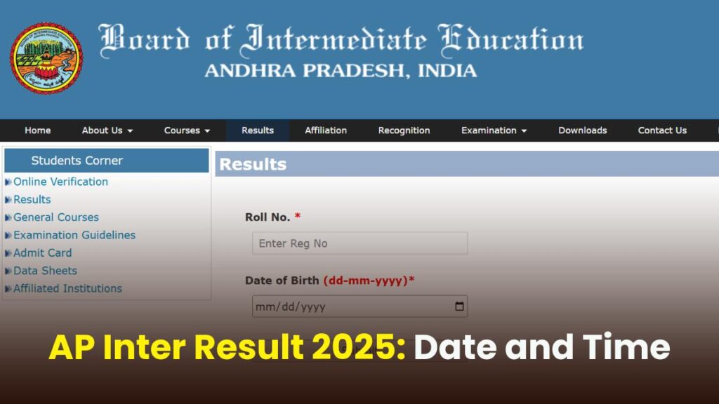 AP इंटर सप्लीमेंट्री रिजल्ट्स 2025: तारीख, डायरेक्ट लिंक और अपडेट्स 1 AP इंटरमीडिएट रिजल्ट्स 2025